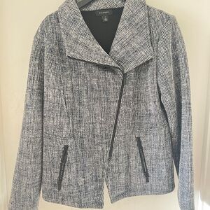 Halogen Women's Black and White Textured Blazer